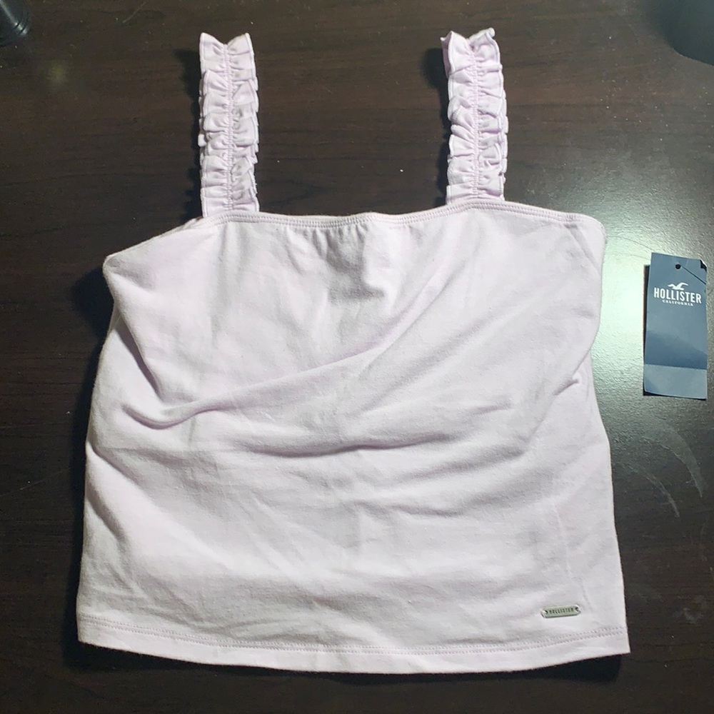 (NWT) Small Hollister Purple Crop Top